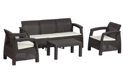 PATIO SET (3SEATER +1SEATER +1SEATER +TABLE)