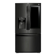 LG LM75SXT FRENCH DOOR INSTA VIEW REFRIGERATOR 26 CUBIC BLACK STAINLESS STEEL