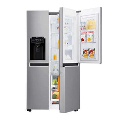 LG LS65SDP1 DOOR IN DOOR SIDE BY SIDE REFRIGERATOR	24 CUBIC	STAINLESS STEEL