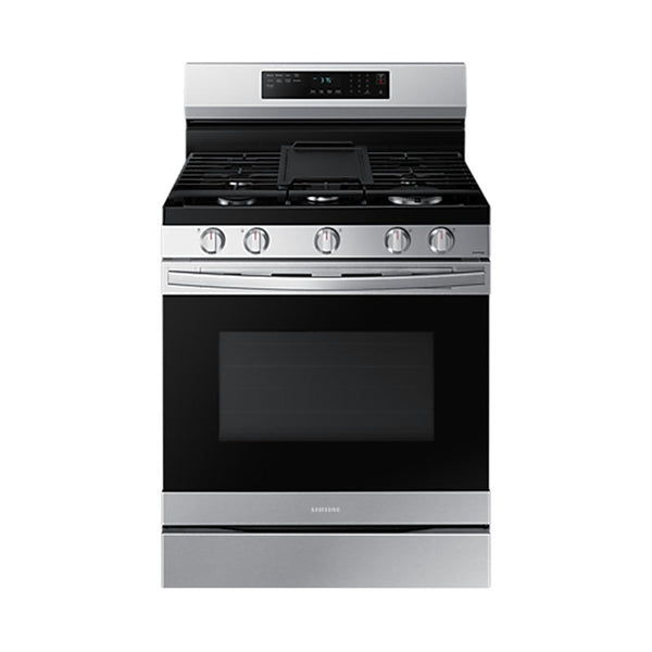 SAMSUNG NX60B6515SS FINGERPRINT RESSISTENCE STAINLESS STEEL 30" GAS STOVE