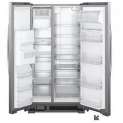 Whirlpool 7WRS25SDHM 25 Cubic Ft Side by Side Refrigerator